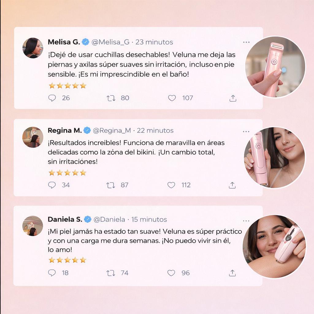 VELUNA™ SmoothSkin Pro - Depilación suave, eficaz y sin irritaciones